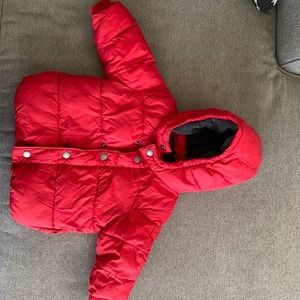 Toddler jacket red